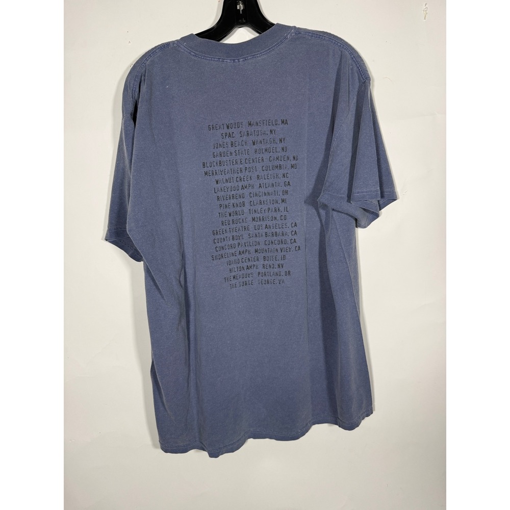 Vintage 1999 Tour Shirt Bonnie Raitt Jackson Browne Anvil Blue Large 90s Music - Picture 3 of 7